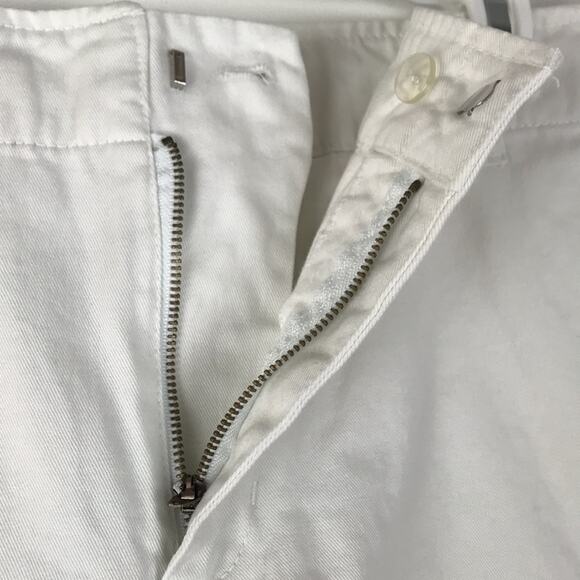 Liza Byrd High Rise Cotton Shorts Multicolor Pattern Contrast Hem Pockets Sz 12 - Picture 6 of 14